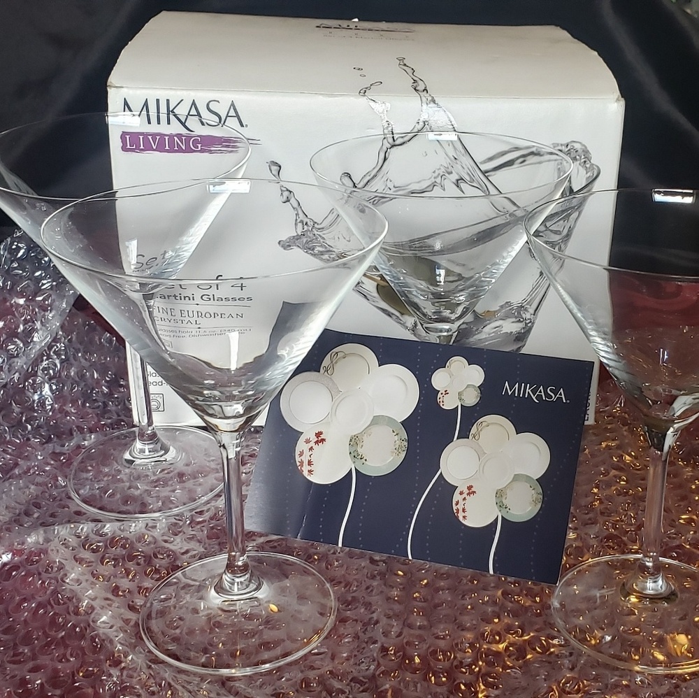 Mikasa Martini Glasses